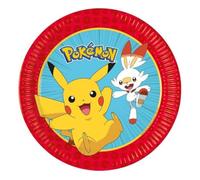 Procos Platos de papel Pokemon (8 unidades)