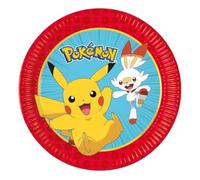 Procos Platos de papel Pokemon (8 unidades)