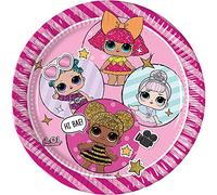 Procos - Platos Papel L.O.L. 23cm - 8 piezas
