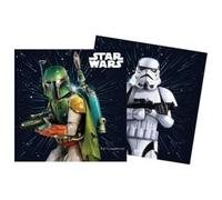Procos - Servilletas de papel FSC Star Wars Galaxy (33 x 33 cm, doble vela), 20 unidades, multicolor, 93881