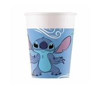 Procos Stitch - Vasos de papel, 8 unidades
