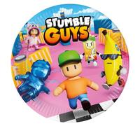 Procos Stumble Guys - Platos de papel (8 unidades, 23 cm)