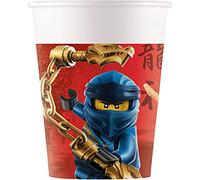 Procos - Tazas Papel Lego Ninjago 200ml - 8 piezas