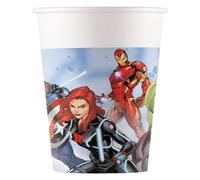 Procos- Vasos de Papel FSC Marvel Avengers Infinity Stones (200 ml), 8 Unidades, Multicolor (93872)
