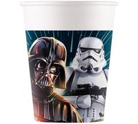 PROCOS - Vasos de papel FSC Star Wars Galaxy (200 ml), 8 unidades, multicolor, 93880