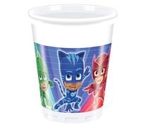 Procos - Vasos de plástico PJ Masks (200 ml), 8 unidades, multicolor, 94243