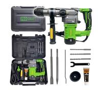 Procraft BH1300 - Martillo combinado (1050 W, 4,5 J, SDS plus) | Maleta