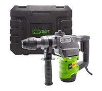 Procraft BH1750 - Martillo perforador y cincelador (1200 W, 4,5 J | Maleta