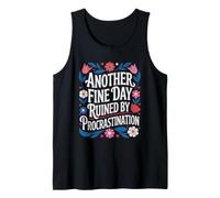Procrastinador Procrastinar Procrastinar Pensar Demasiado Camiseta sin Mangas