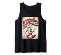 Procrastinar después de todo dicho y hecho TDAH sarcástico Camiseta sin Mangas