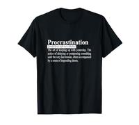 Procrastination Dictionary Definition Funny Quote Camiseta