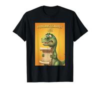 Procrastisaurus Rex Humor Divertido Procrastinación Arte Ingenioso Camiseta gráfica económica, Hombre, Negro, L