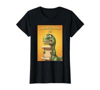 Procrastisaurus Rex Humor Divertido Procrastinación Arte Ingenioso Camiseta gráfica económica, Mujer, Negro, XL