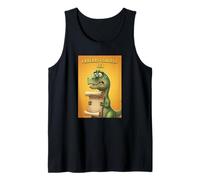 Procrastisaurus Rex Humor Divertido Procrastinación Arte Ingenioso Camiseta sin Mangas