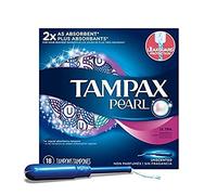 PROCTER & GAMBLE TAMPAX PEARL PLÁSTICO PLÁSTICO Tampón, ultra absorbente, Paquete de 18