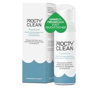 ProctyClean® PopoLino Espuma Limpiadora Suave en lugar de Papel Higiénico Húmedo Suave Espuma con Aloe Vera, Hamamelis, Bergamota y Vitamina E. Higiene para Picazón, Hemorroides y Fiscius