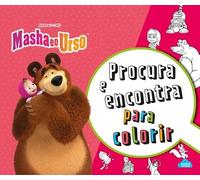 Procura e encontra para colorir (Masha e o Urso)