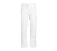 ProDec 100% Cotton Drill, Multi-Pocket White Painter's Trousers