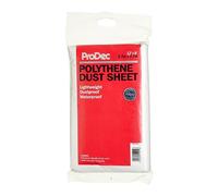 ProDec 12ft x 9ft (3.6m x 2.7m) Polietileno ligero, a prueba de polvo e impermeable Ideal para cubrir y proteger suelos y muebles de salpicaduras al pintar y decorar