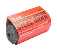 ProDec 400g Lana de Acero de Calidad Media, Lana de Alambre para Limpiar, Pulir y Preparar Superficies de Madera, Metal, Latón, Tuberías de Cobre, Ideal para Eliminar Pintura, Barniz, Óxido