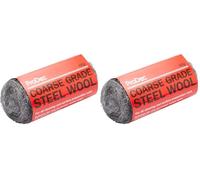 ProDec 400g Lana de Acero Gruesa, Lana de Alambre para Limpiar, Pulir y Preparar Superficies de Madera, Metal, Latón, Tuberías de Cobre, Ideal para Eliminar Pintura, Barniz, Óxido (Paquete de 2)