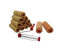 ProDec 9 pulgadas x 1,75" Juego de rodillo de pintura tejido y marco de 13 piezas para pintar con pinturas de emulsión y albañilería en paredes y techos interiores y exteriores, 9".