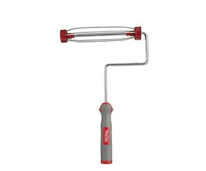 ProDec 9" x 1.5" Mango de agarre blando, robusto marco para rodillo de pintura profesional con fijación de tornillo para alargadera, 9" x 1.5" jaula de 5 alambres