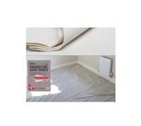 ProDec Advance 12 pies x 9 pies Protector Resistente al Agua Paño de Algodón para Pintar, Decorar, Cubrir Suelos y Muebles, Absorbe Derrames, No Empapa, Bricolaje y Profesional, Reutilizable