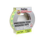 ProDec Advance 24mm (1 pulgada) x 50m Cinta de enmascarar para pintores con bordes de precisión y múltiples superficies para líneas nítidas y sin corrimiento de la pintura Para pintar y decorar