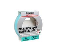 ProDec Advance 24mm (1 pulgada) x 50m Cinta de enmascarar para pintores con bordes de precisión y múltiples superficies, resistente a los rayos UV, para líneas nítidas y sin pérdidas de pintura