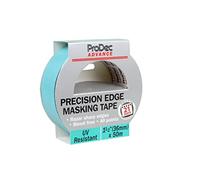 ProDec Advance 36 mm (1,5 pulgadas) x 50 m Cinta de enmascarar para pintores con bordes de precisión y múltiples superficies, resistente a los rayos UV, para trazar líneas nítidas