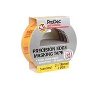 ProDec Advance 36mm (1.5 inch) x 50m Precision Edge Multi Surface Painters Masking Tape for Razor Sharp Lines with No Paint Bleed Para pintar y decorar en interiores Compatible con todas las pinturas