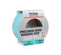 ProDec Advance 48 mm (2 pulgadas) x 50 m Cinta de enmascarar para pintores con múltiples superficies y bordes de precisión, resistente a los rayos UV, para líneas nítidas sin pérdida de pintura