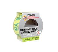 ProDec Advance 48 mm (2 pulgadas) x 50 m Cinta de enmascarar para pintores de superficies múltiples con bordes de precisión y baja adherencia para líneas nítidas pintura y decoración de interiores