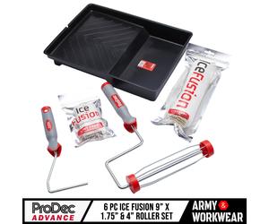 ProDec Advance 6PC Hielo Fusión 22.9cm x 4.4cm & 10.2cm Decoración Rodillo Juego