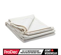 Prodec Avance 24' X 3' Resistente Al Agua Protector Algodón Polvo Hoja Recibidor