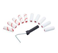 ProDec Contractor 11 piezas surtidas de mini rodillos de pintura de 4 pulgadas y marco, juego de rodillos de pintura para un acabado suave con pinturas de emulsión, brillantes y satinadas