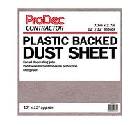 ProDec Contractor Tela antipolvo de contratista de 12 pies x 12 pies para pintar, decorar, cubrir escaleras, pasillos y suelos, absorbe derrames, no se empapa, reutilizable