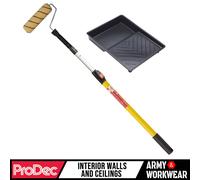 Prodec Emulsión Rodillo Kit 22.9cm Tigre St Pelo Medio & Bandeja Paint &