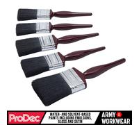 ProDec Juego 5 Pinceles Pintura Universal Cerda Sintética y Natural