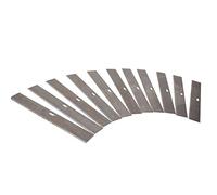 ProDec paquete de 10 cuchillas para rascador de pared de mango largo de 4