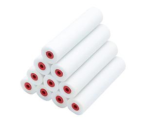 ProDec Paquete de 10 mini rodillos de pintura de espuma de alta densidad de 6 pulgadas para un acabado liso con pinturas brillantes y satinadas en rodapiés, alféizares de ventana, puertas de panel