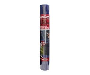 ProDec Protector de vidrio autoadhesivo impermeable para superficies de vidrio y vidrios, 20 m x 600 mm, contra salpicaduras de pintura, suciedad y polvo, no deja residuos al despegarlo