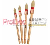 Prodec Windsor 4 Piezas Banda Set de Cepillos Natural Cerda Pintura Barniz -