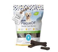 ProDen PlaqueOff 13 Huesos Dentales Sabor Vegetal para Perros Medianos y Grandes - Limpiador Sarro Dental, Placa y Mal Aliento - Huesos para Perros Grandes Snacks para Perros