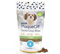 ProDen PlaqueOff Dental Bites - Aperitivos para perros de menos de 10 kg, 60 g, para el mal aliento, placa bacteriana, sarro