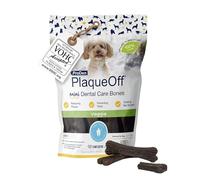 ProDen PlaqueOff Mini Huesos Dentales para Perros Sabor Vegetal 20u | Para perros pequeños | Reduce sarro y mal aliento | Snack para perros de limpieza dental mecánica de dientes