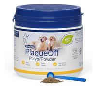 ProDen PlaqueOff Polvo 420g - Limpiador Dental 100% Natural para Perros y Gatos, Elimina la Placa, el Sarro y el Mal Aliento