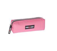 PRODG Pink-Estuche Portatodo Cuadrado HS, Rosa, 21 x 7 cm