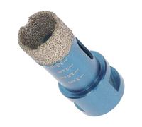 PRODIAMANT Broca de diamante 22 mm x M14 para azulejos, gres porcelánico, cerámica para amoladora angular Premium